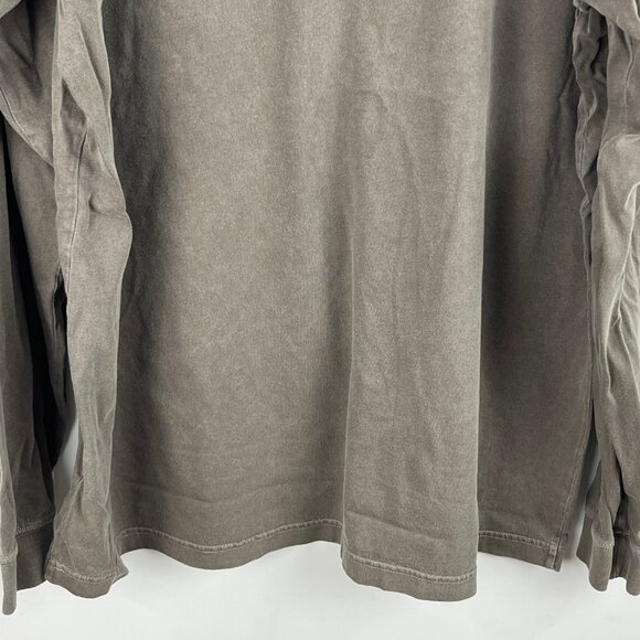 Eddie Bauer Sweater Sweatshirt Size XL Gray Long Sleeve Crew Neck Stretch Pocket - Picture 9 of 9